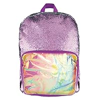 Style.Lab by Fashion Angels Magic Sequin Backpack - Purple Holo/ Seafoam