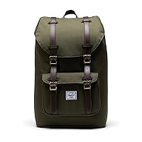 Herschel Supply Co. Little America Mid-Volume Ivy Green/Chicory Coffee 1 One Size
