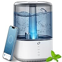 Humidifiers for Bedroom, ZOESURE 4L Top Fill Cool Mist Humidifier Work with Alexa Voice Control, Smart Humidifier with APP, Super Quiet, Essential Oil Diffuser, Room Humidifier for Home, Plant, Baby