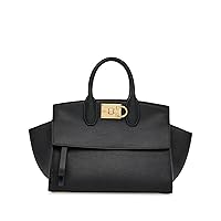 Salvatore Ferragamo Women's Studio Soft Bag Size Medium In Black