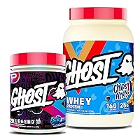 GHOST Bundles – Whey Protein Powder (Chips Ahoy!) & Legend All Out Pre-Workout (Blue Raspberry)
