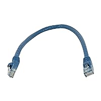 Nippon Labs C6M-1BL 1-Feet CAT6 UTP Injection Molded Boot Patch Cables, Blue