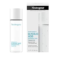 Neutrogena Hydro Boost Glycolic Acid Overnight Face Peel - With Hyaluronic Acid & 10% Glycolic Acid to Smooth & Exfoliate Skin, Fragrance-Free, 3.2 fl. Oz