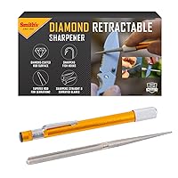 Smith's DRET Diamond Retractable Sharpener, Gold