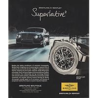 *PRINT AD* 2013 BENTLEY CONTINENTAL SUPERSPORTS 2-Door SALOON in Famous Watch PRINTED COLOR AD CLIPPING - LARGE - USA - NICE !!