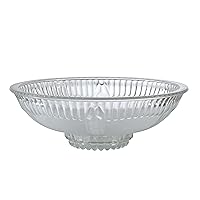 23149-11 Clear&Sandblasted/2 Tone Replacement Glass Shade for Medium Base Socket Torchiere Lamp, Swag Lamp,Pendant,1 Light Wall Sconce & Island Fixture. 11-3/4