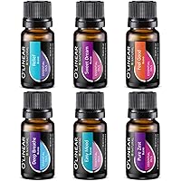 Essential Oils 6 Blends Set - Perfect for Humidifiers and Diffusers, Aromatherapy Diffuser Oils Scents, Essential Oil Kit for Home Use, Essential Oil Pack with Various Scents