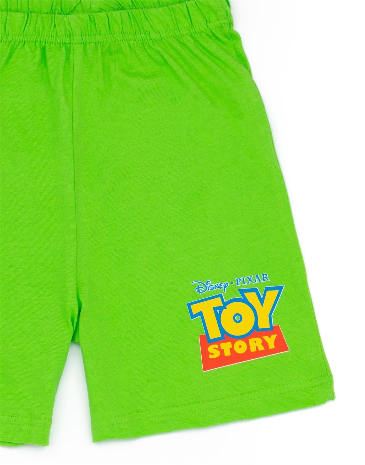 Disney Toy Story Boys Pyjama Set | Kids Buzz Lightyear Hero T-Shirt & Shorts PJs Loungewear | Movie Nightwear Pajama Gift