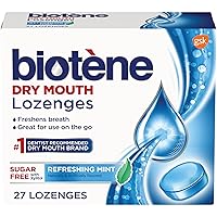 Biotene Lozenges, Dry Mouth Lozenges for Fresh Breath, Refreshing Mint, 27 Count