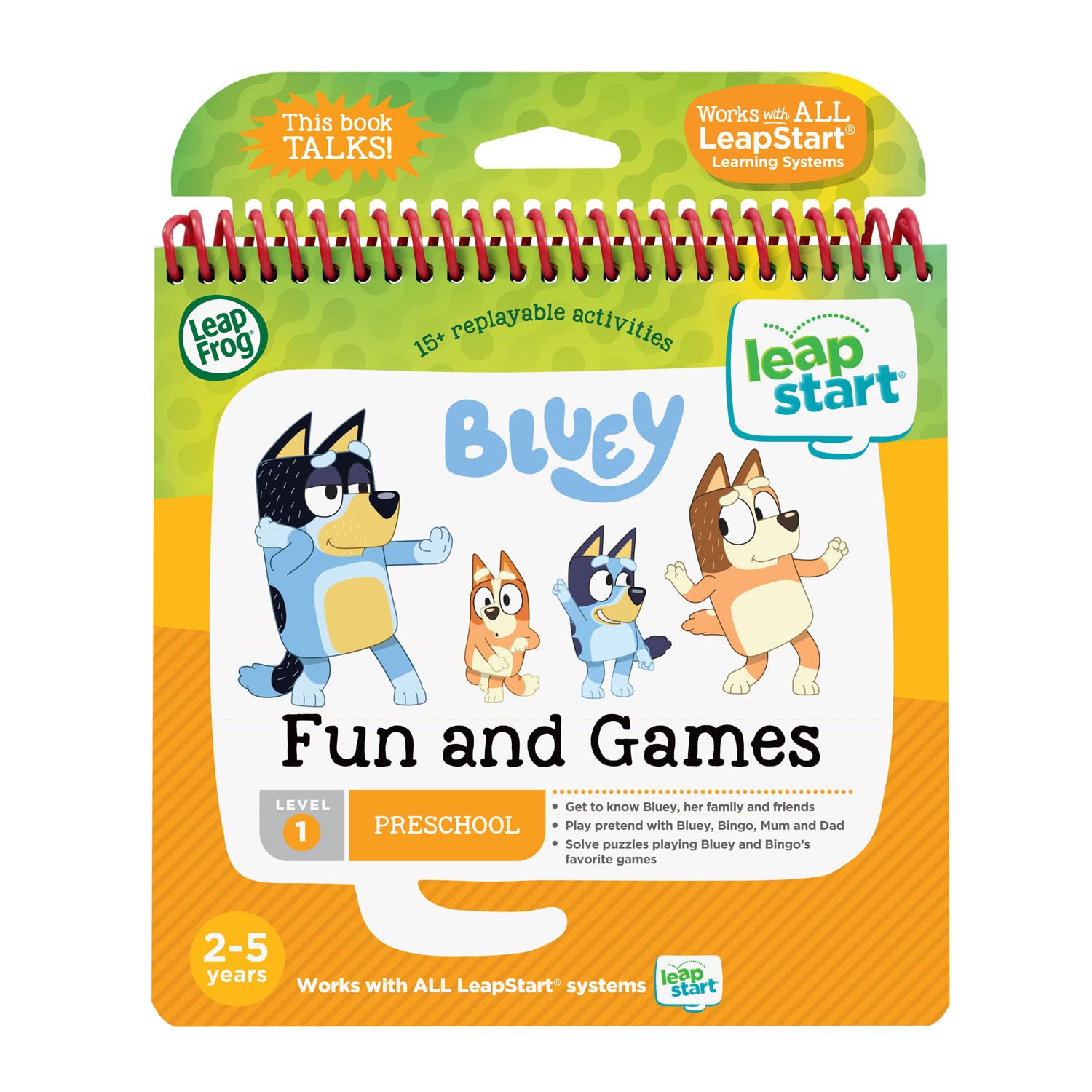 LeapFrog LeapStart Bluey Fun and Games
