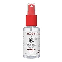 Thayers Alcohol-Free Witch Hazel Facial Mist Toner with Aloe Vera, Rose Petal, Soothing and Hydrating, For All Skin Types, Trial Size, 3 oz