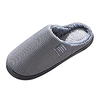 Mens Clog Slippers Wide Width Size 11 Mens For Men House Warm Slip Soft Plush Flop Mens Summer House Slippers Size 10