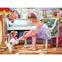 300 Piece-Ballerina and Her Puppy Jigsaw Puzzle for Adults Measures Cute Jigsaw Designed by Image World