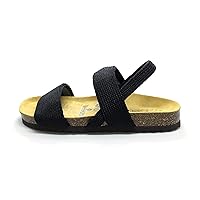 arcopedico(アルコペディコ) Women's Flat Slipper, Black, 24.0 cm 3E