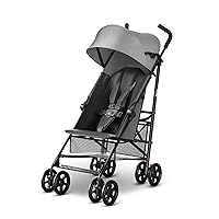 Trek Lite Umbrella Stroller - Compact Fold, Multi-Position Recline, Travel Stroller with Carry Strap, Large Storage and Cup Holder