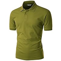 Men's 100% Cotton PK Silket Polo Dri Fit Short Sleeve Collar T-Shirt