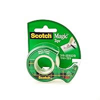 Scotch 3M Magic Tape with Dispenser, 3/4