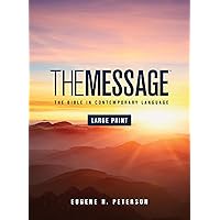 The Message Large Print (Hardcover): The Bible in Contemporary Language The Message Large Print (Hardcover): The Bible in Contemporary Language Hardcover Audible Audiobook MP3 CD Paperback