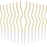 LUTER Birthday Candles Cupcake Candles for Birthday Wedding Party Decoration (Gold)