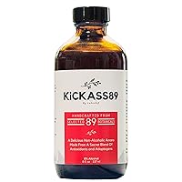 KiCKASS89 Non-Alcoholic Amaro | Alcohol-Free Spirit | Handcrafted | Delicious Alcohol Free Cocktails | 89 Botanicals (8 oz, 237 ml)