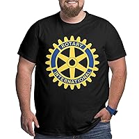 Rotary-International Big Size Men's T-Shirt Men's Soft Shirts Shirt T