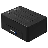 SABRENT USB 3.1 to SATA Dual Bay Hard Drive Docking Station for 2.5 or 3.5 inches HDD, SSD