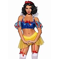 Leg Avenue Women's 3 Pc Bad Apple Snow White Costume
