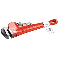 Performance Tool W1133-8B Heavy-Duty Adjustable Straight Pipe Wrench, 8-inch