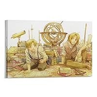 Fullmetal Alchemist Brotherhood Game Anime Posters Cool Posters (2) Poster Decorative Painting Canvas Wall Art Living Room Posters Bedroom Painting 08x12inch(20x30cm)