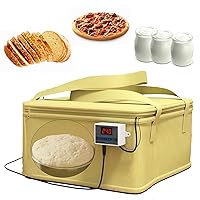 Versatile Dough Proofer with Heater, Bread Pizza Dough Proofing Box Temperature Control Proofing Accessories for Making Bread, Yogurt, Natto and Handmade Soap