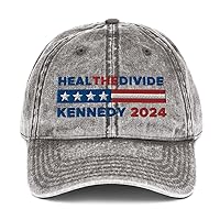 Heal The Divide Hat (Embroidered Vintage Cotton Twill Cap), RFK Jr for President 2024, Robert Kennedy Hats