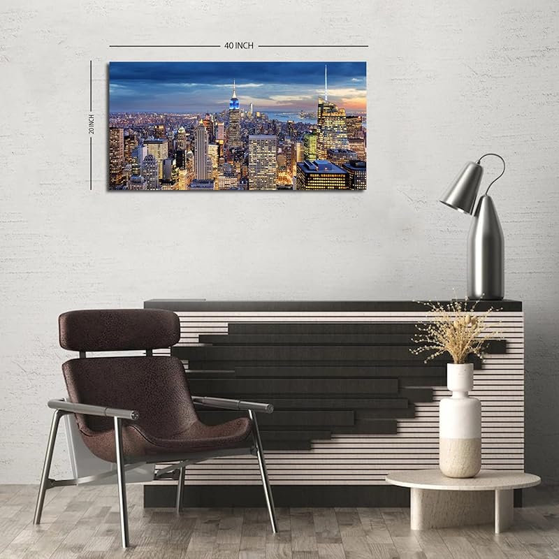 Mua NYC Skyline Wall Art New York City Poster Picture for Living ...