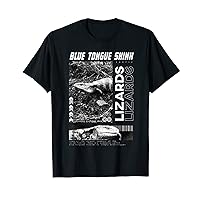 Blue Tongue Skink Modern Streetwear Reptile Keeper T-Shirt