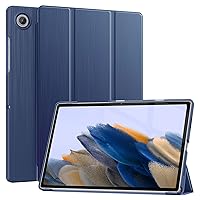 Soke Case for Samsung Galaxy Tab A8 10.5 Inch 2022 Model (SM-X200/X205/X207), Slim Trifold Stand & Lightweight Protective Hard PC Back Cover with Auto Wake/Sleep for Galaxy Tab A8 Tablet (Navy)