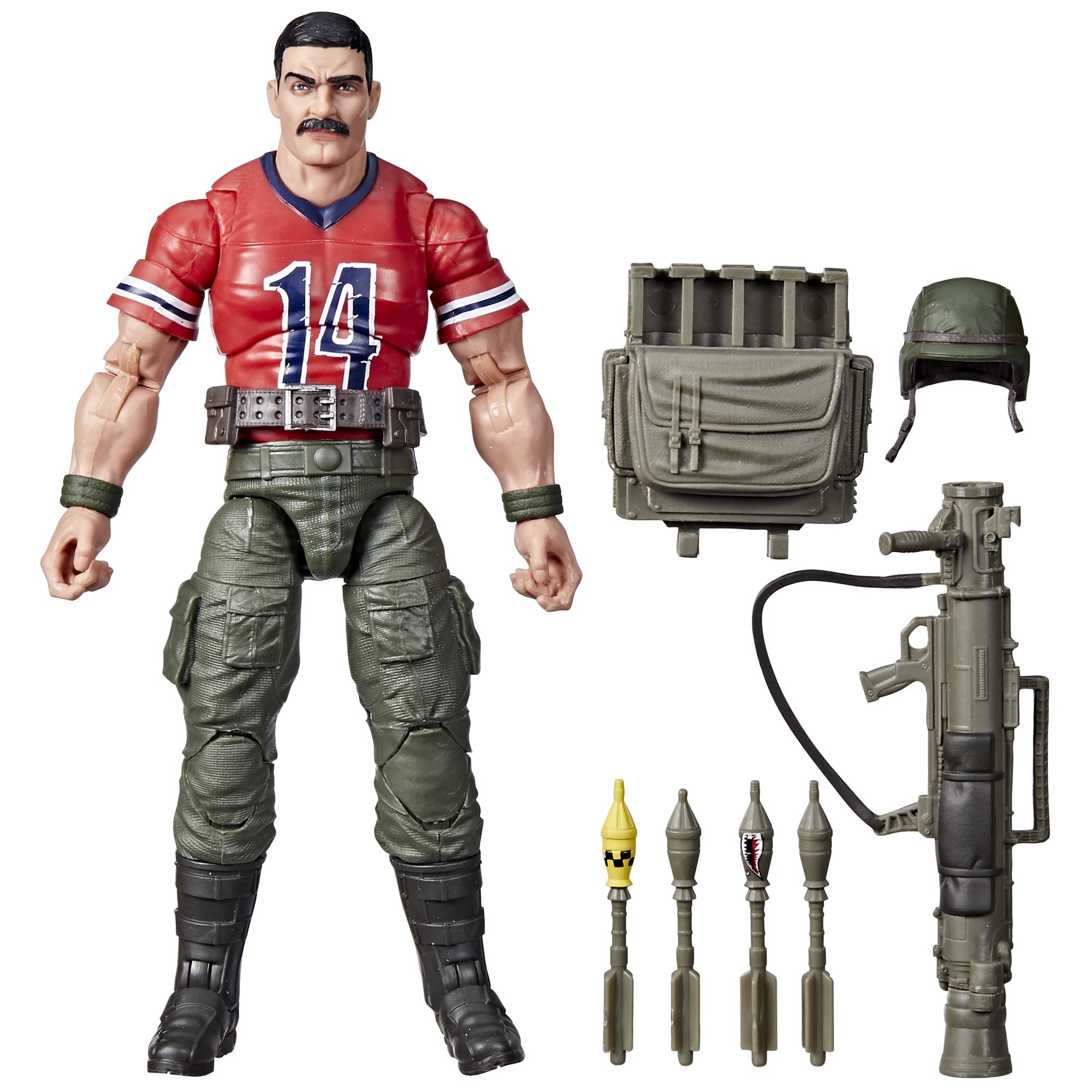 G.I. Joe Classified Series David L. Bazooka Katzenbogen Action Figure 62 Collectible Premium Toy with Accessories 6-Inch-Scale Custom Package Art