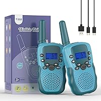 Selieve Walkie Talkies for Kids, Rechargeable Kids Toy for 3 4 5 6 7 8 Year Old Boys Girls, Walkie Talkies Long Range with 22 Channels for Outdoor Adventures, Camping, Hiking Navy Blue