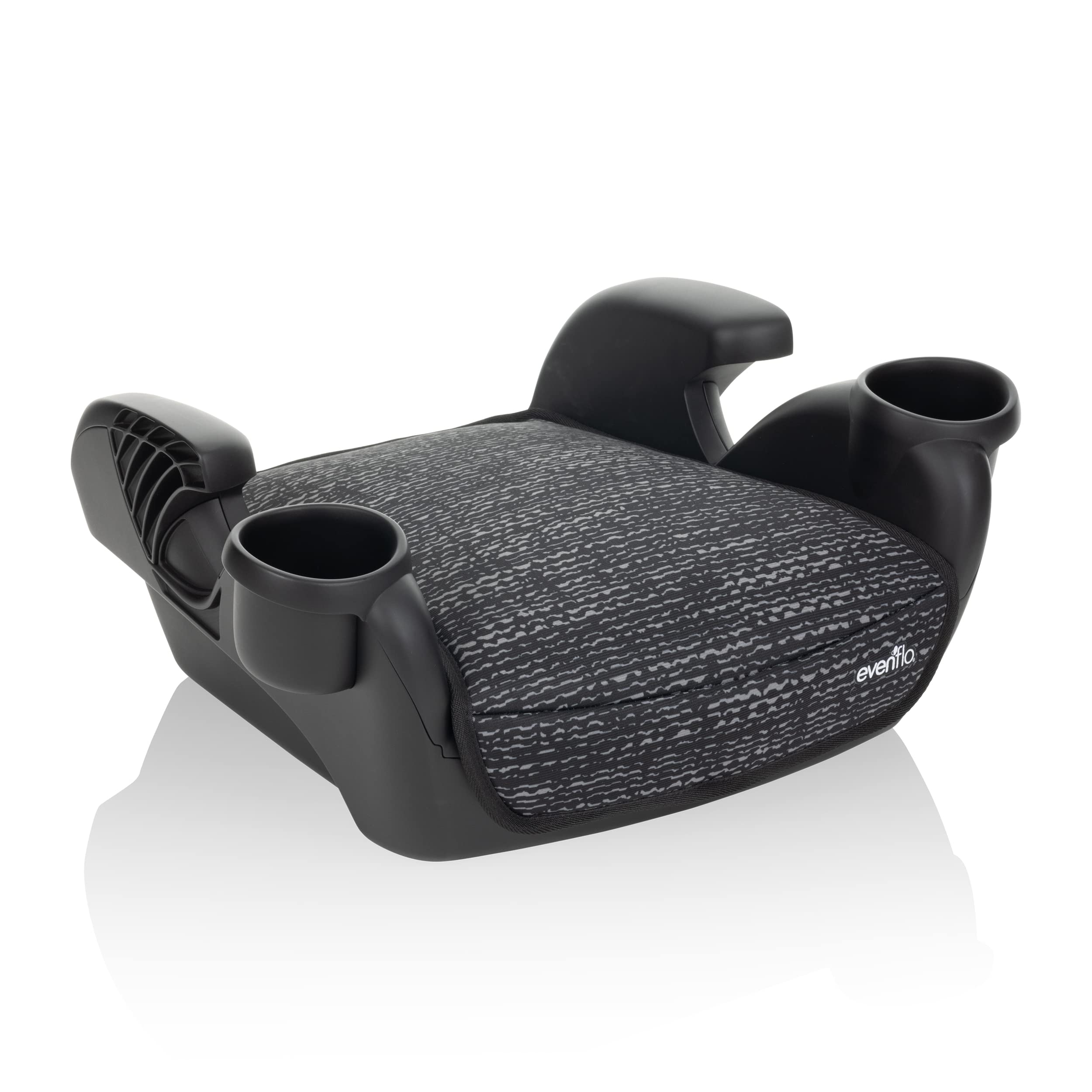 Evenflo GoTime No Back Booster Car Seat (Static Black) (Pack of 2)