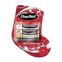 ChapStick Holiday Collection Let’s Celebrate Holiday Lip Balm Stocking Gift Pack - 0.15 Oz (Pack of 4)