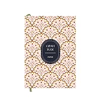 Daily Gratitude Journal - Floral Fans, 15.3 x 21.5cm | Hardback Cover Morning & Evening Reflection Notebook with Grounding Exercises & Affirmations for Happiness, Mindfulness & Positive Change