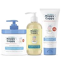 Happy Cappy Eczema Trio | Manage Dry, Itchy, Sensitive Eczema Prone Skin for All Ages, for Atopic Dermatitis