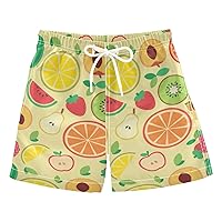 Fruits Watermelon Banana Boys Swim Trunks Swim Kids Swimwear Board Shorts Hawaii Beach Essentials