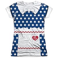 I Love Lucy Lucy Costume Junior Top White