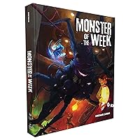 LLC Monster of The Week: Hardcover Edition - RPG Book for 3-5 People, Supernatural Mysteries, Adds 2 New Playbooks, Start Hunting, Action Horror Roleplaying Game