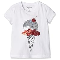 Girls' Toddler Sequin Short Sleeve T-Shirt