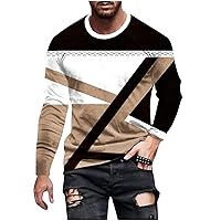 T Shirts for Men Graphic - Fashion Digital Printing Tshirt Fitness Sports Short Sleeve Tees Blouse Athletic Sweatshirts