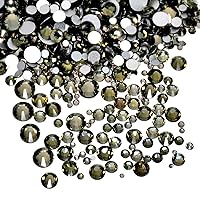 Massive Beads 6500pcs+ Flatback Glass Hotfix Iron On Rhinestones Crystal  for DIY Making with 1 Tweezer & 1 Picking Pen for Shoes, Clothes, Face Art,  Bags, Manicure (Crystal AB, 6-Sizes)