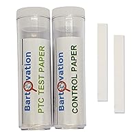 Classroom Genetic Taste Testing Experiment Kit, PTC (Phenylthiourea) and Control Paper [Each Vial Contains 100 Strips]