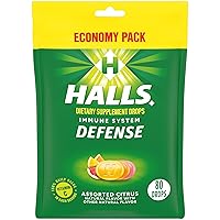Defense Assorted Citrus Vitamin C Drops, Economy Pack, 80 Drops