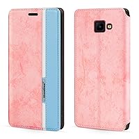 Samsung Galaxy J4 Core J410F J410G Case,Fashion Multicolor Magnetic Closure Leather Flip Case Cover with Card Holder for Samsung Galaxy J4 Core J410F J410G (6”)