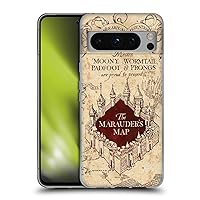 Head Case Designs Officially Licensed Harry Potter The Marauder's Map Prisoner of Azkaban II Soft Gel Case Compatible with Google Pixel 8 Pro
